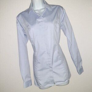 Vintage c2004 UAL Flight Attendant Uniform Shirt * LS Blue ** NEW **  Size 6 T